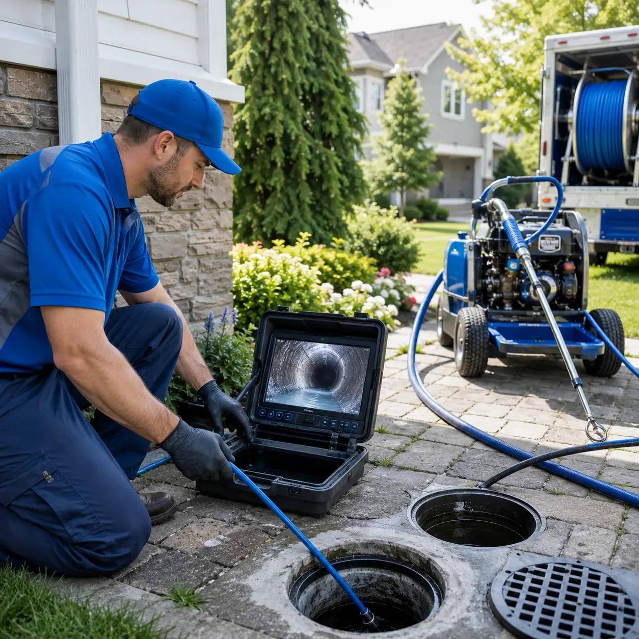 Outdoor drain cleaning professionals serving North Garden, VA