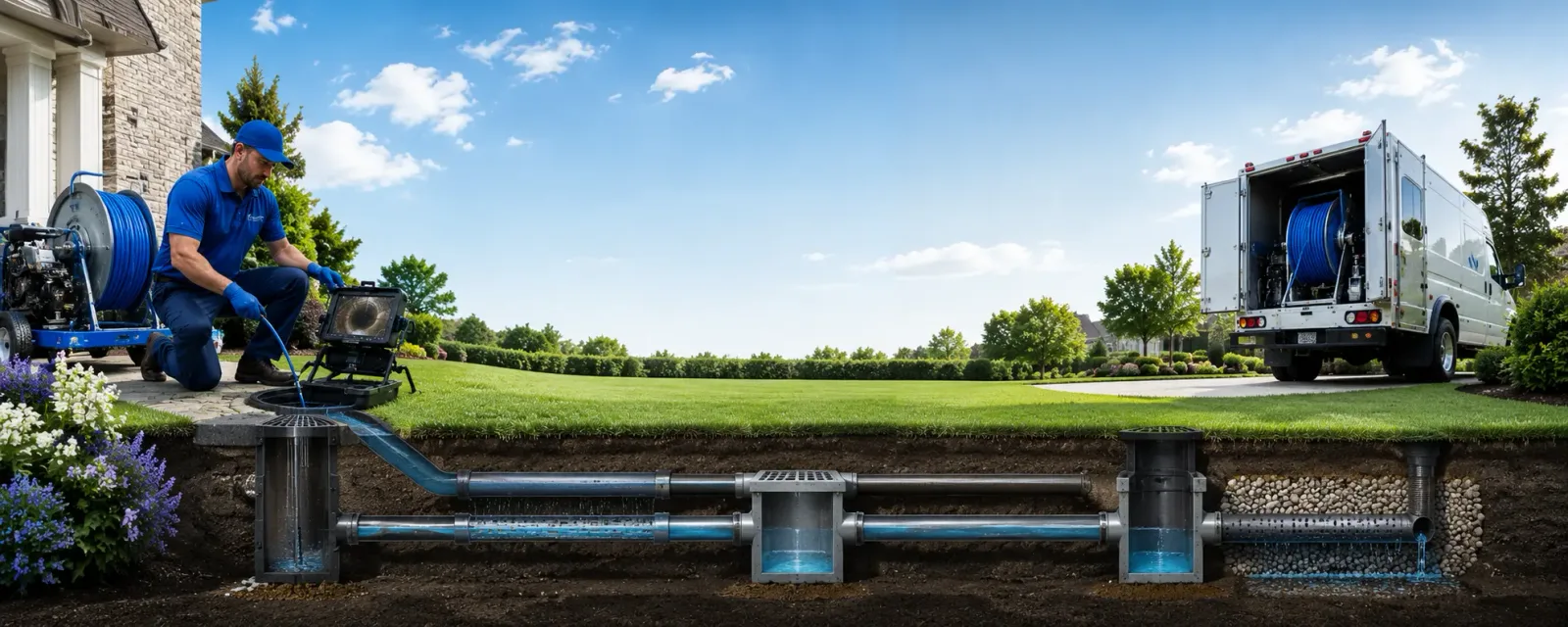 Outdoor drain cleaning information for North Garden, VA